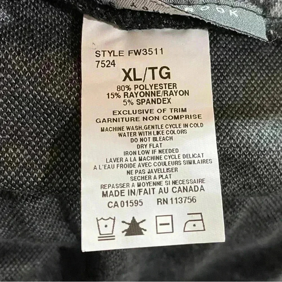 NEW Beechers Brook, Geometric Pattern Stretch Knee-Length Skirt, XL, Black πΈ - Picture 4 of 8